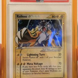 PSA 9 Raikou Gold Star 