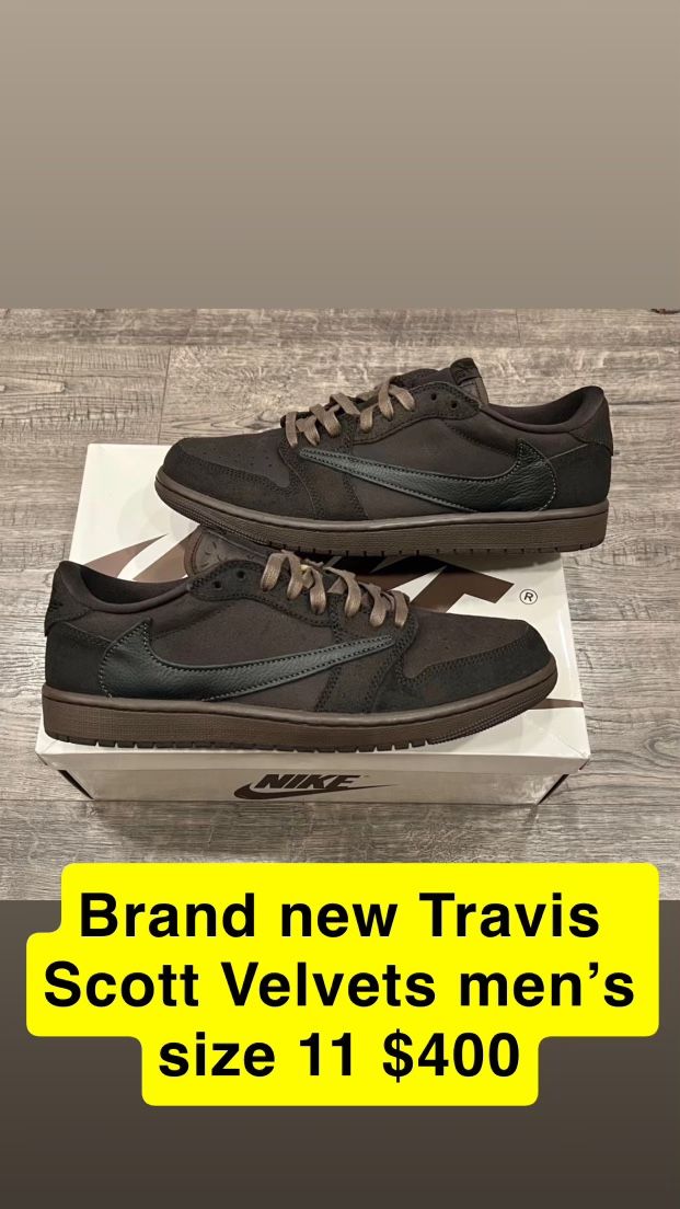 Jordan 1 Travis Scott Velvets