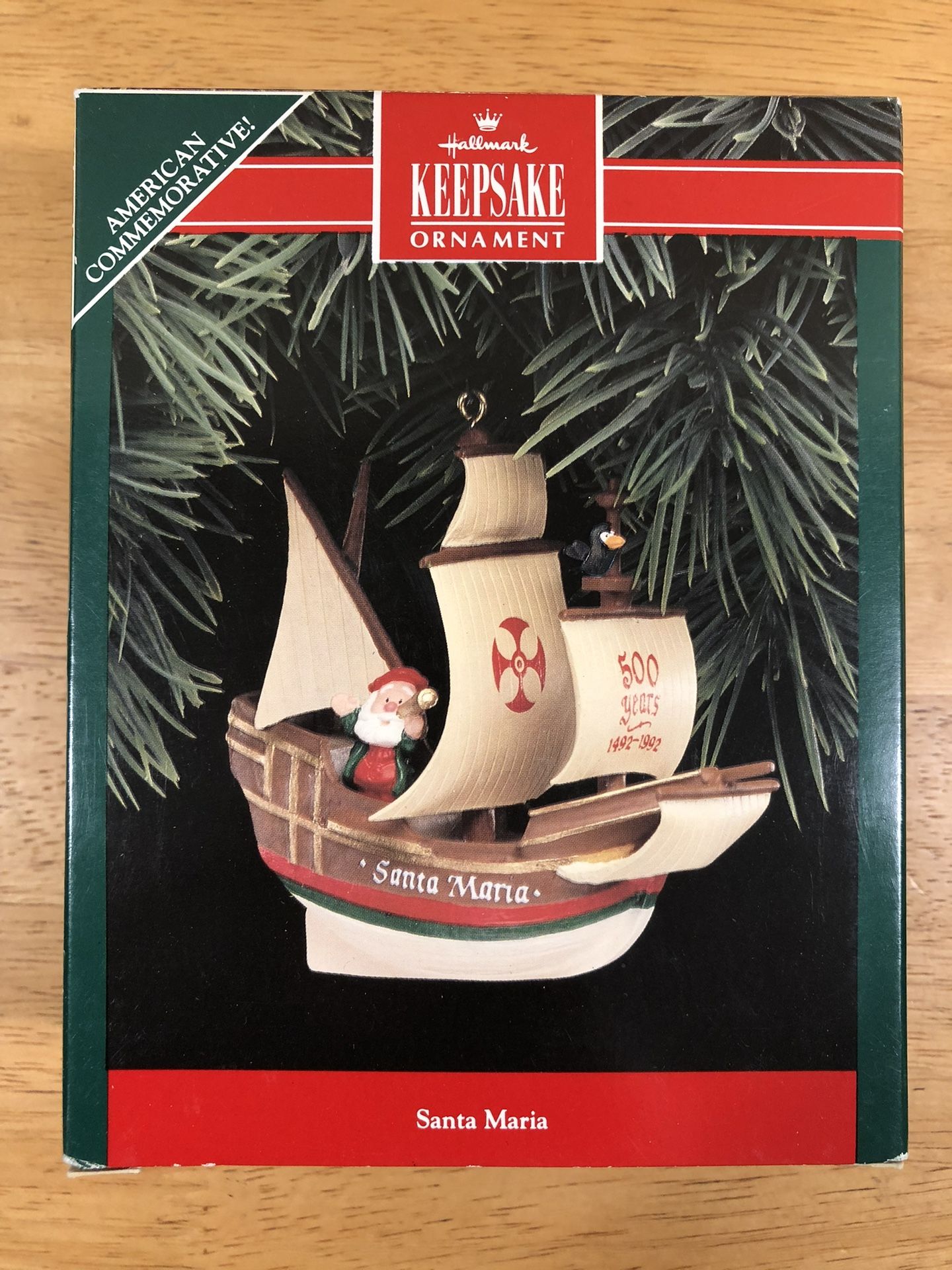 Hallmark Ornament 1992 Santa Maria