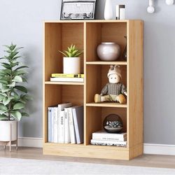 Wooden Bookcase, Cabinet Organizer 
