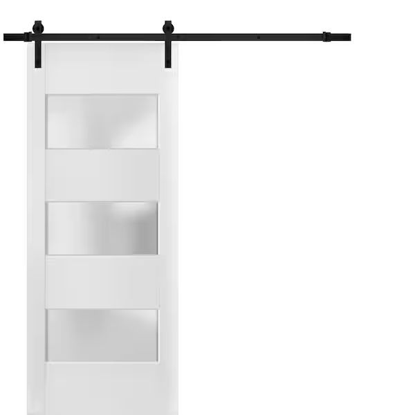 2 Brand New Wood Sliding Barn door -Sartadoors