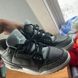 Jordan Retro 3 Green Glow