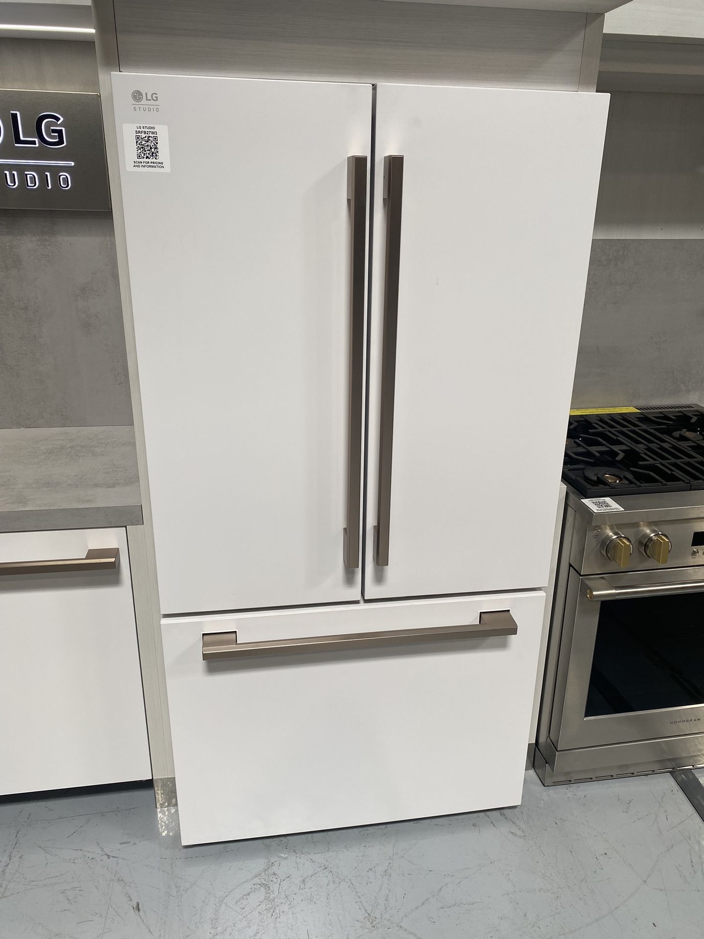 Essence White 27 Cu. Ft. Smart Counter Depth French Door Refrigerator