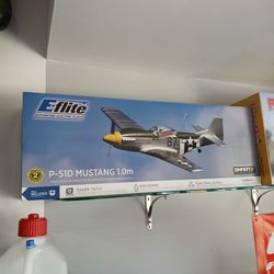 E-flite P-51D mustang bind and fly brand new RC airplane