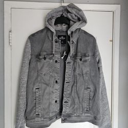 Men's Hollister Jacket XL Denim Epic Flex 