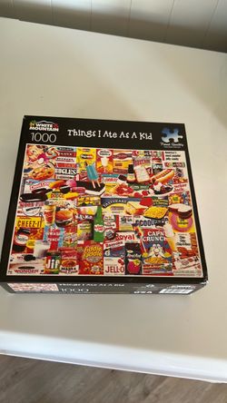 White Mountain 1000-Piece Jigsaw Puzzle Things I Ate As A Kid