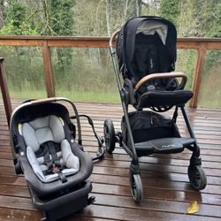 Nuna Mixx Stroller and Pipa Lite Car Seat