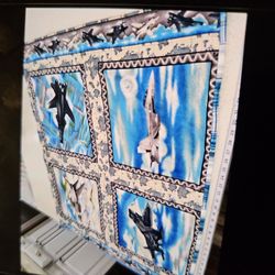 Babies homemade quilt.