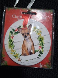 Pet glass ornament