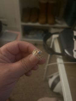 10k gold princess ring