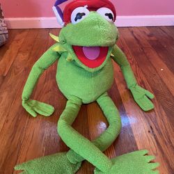 Kermit the Frog Jim Henson Plush Macy's Exclusive 27" With Hat No Jacket