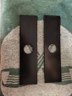 2 Brand new Edger Blades Heat Treated Painted 7-11/16x2