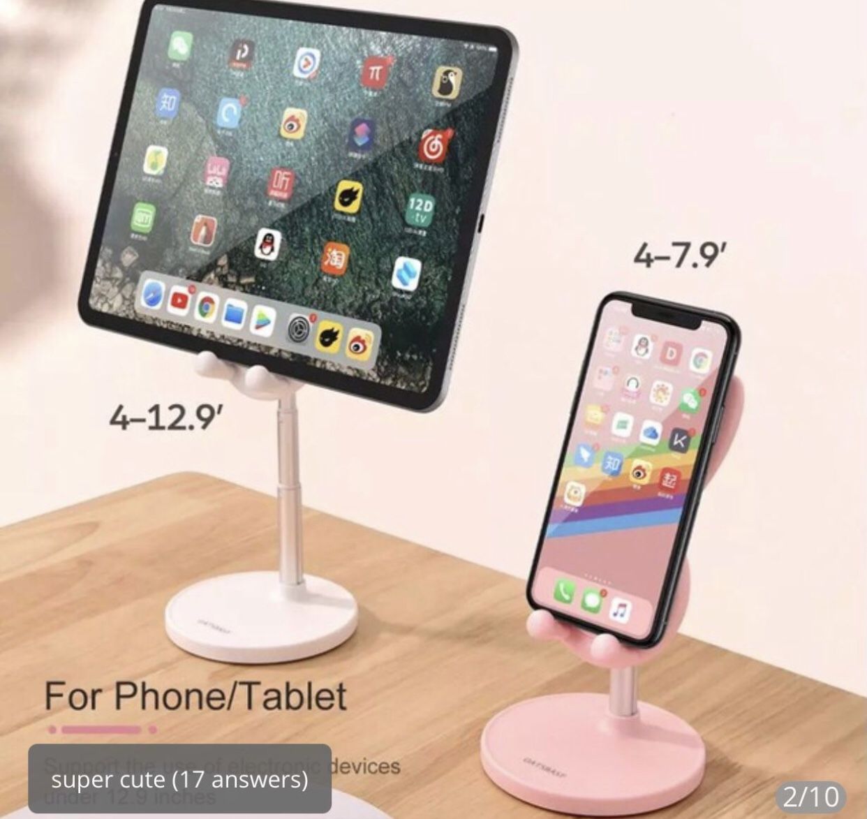 💕🐰Pink Kawaii Bunny Gamer Phone/Device Holder