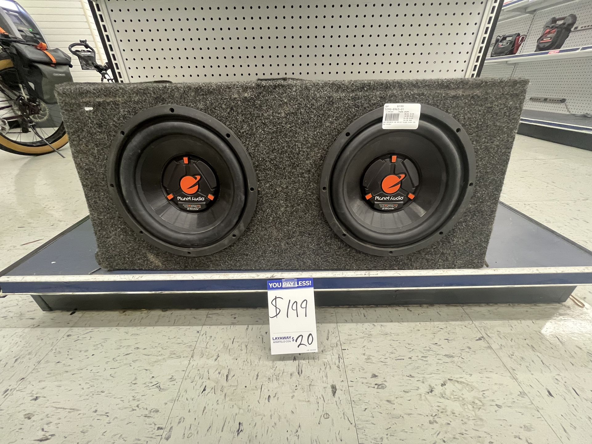 8’ Speakers Planet Audio TorQ 250w