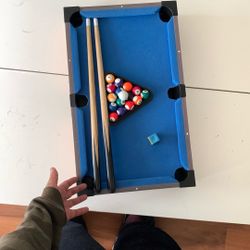 miniature Pool Table