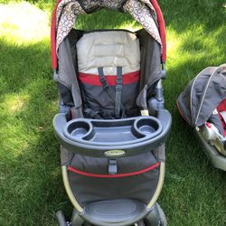 Free Graco Stroller And Baby Car Seat Click 