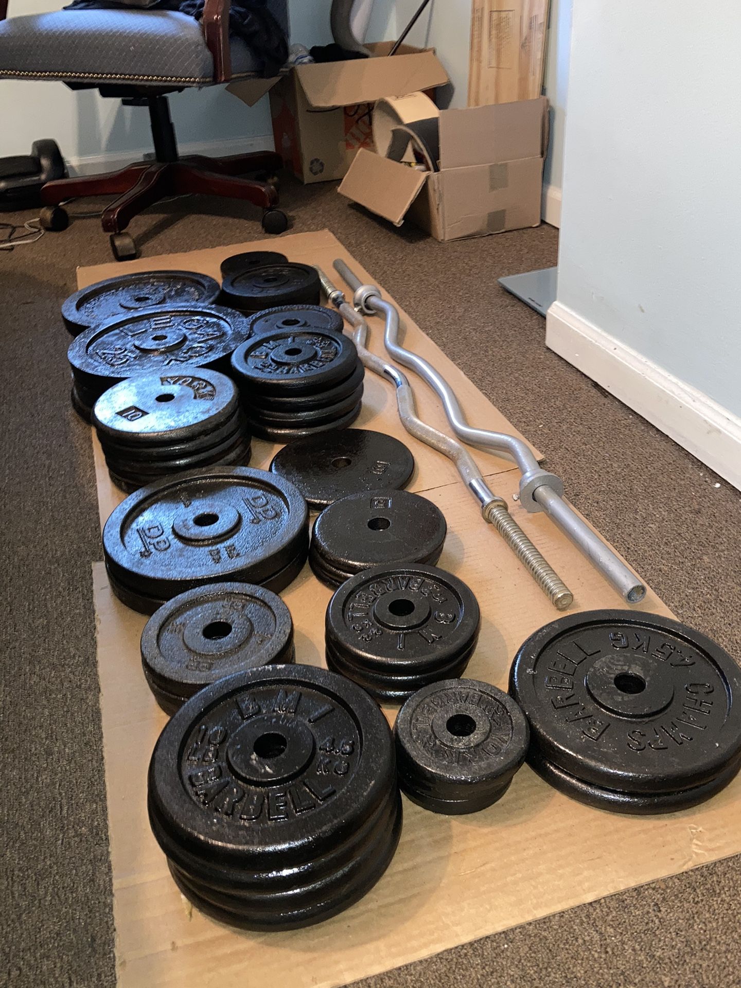 Weight Plates 415lbs 