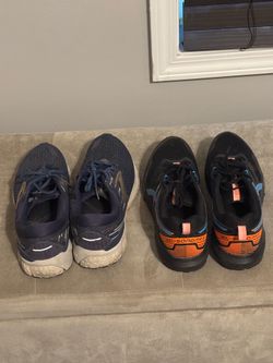10 pairs of size 12 Men’s athletic shoes.