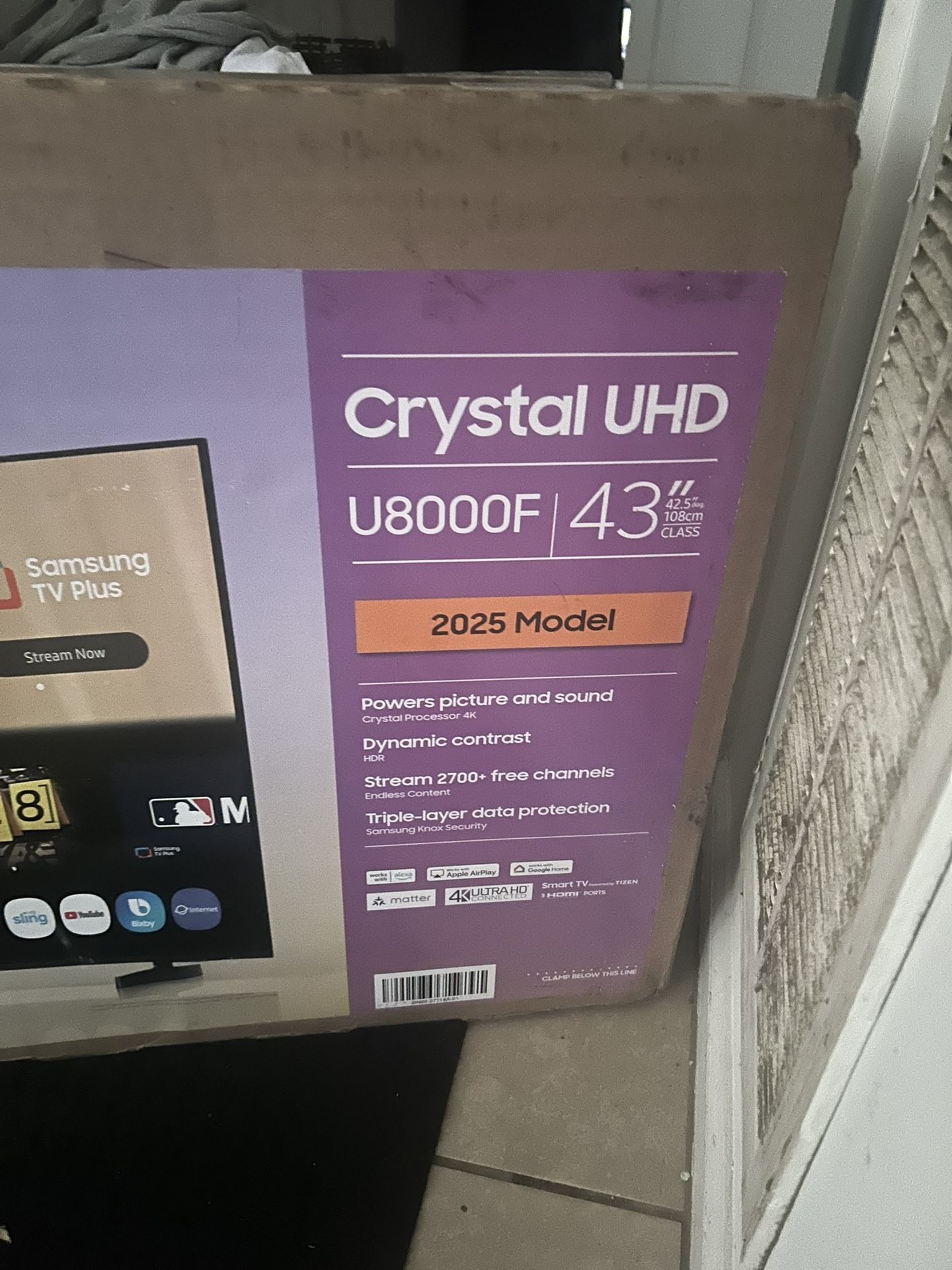 Samsung 43” Smart Tv 2025