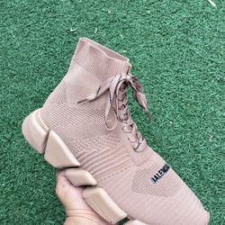 Brown Balanciaga Cafe Laces