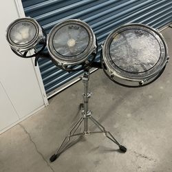 Remo Roto Tom Drums, 6,8,10. Original USA Excellent Shape 