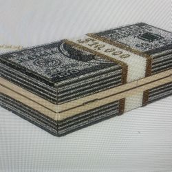 Classic Dollar Style Evening Bags With Diamond Shoulder Bag Wallet Clutch