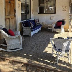 Antique Wicker Furniture Set