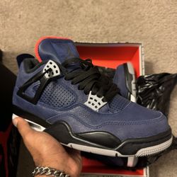 Jordan 4 Winterized Blue