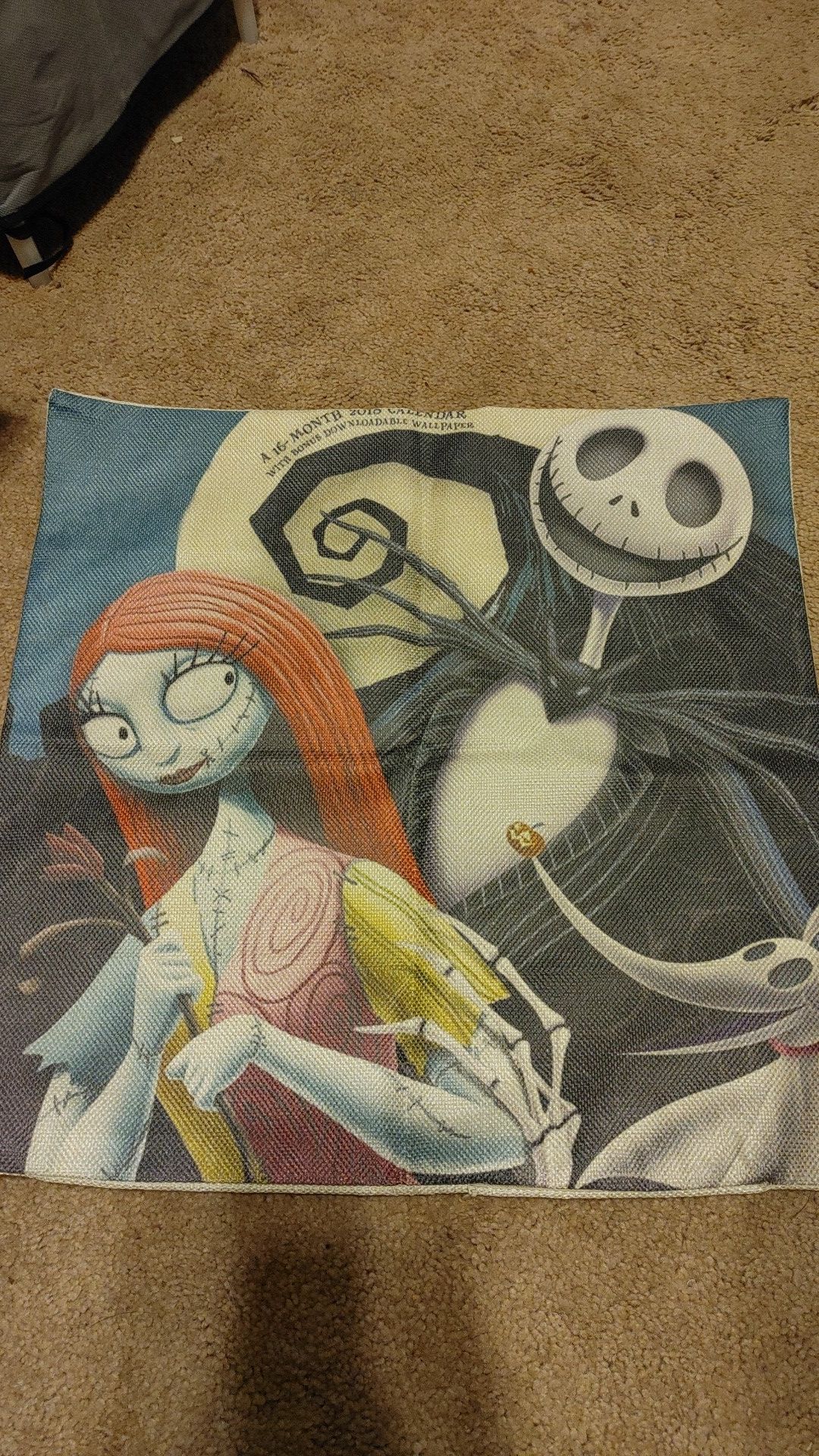 Nightmare Before Christmas Pillow Case