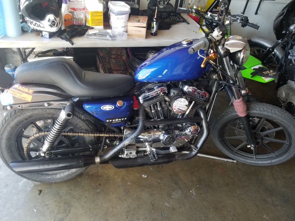 Harley Davidson sportster "stunt" bike