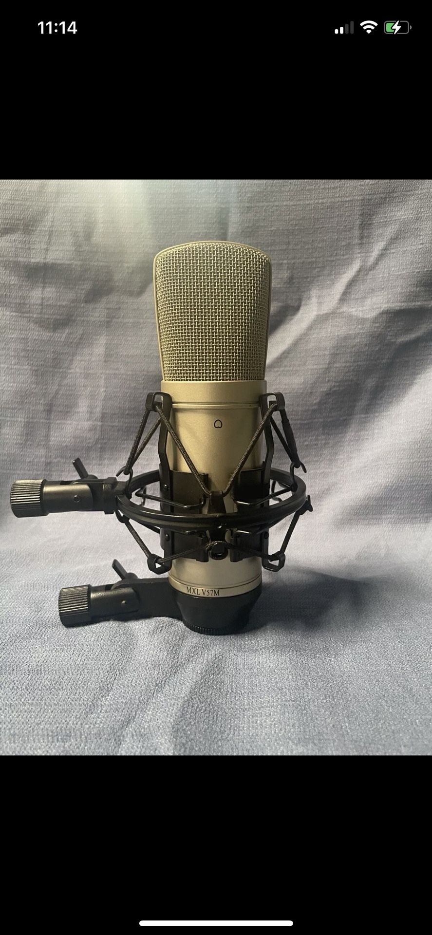 Marshall MXL V57M Large Diaphram Condenser Microphone Cardioid w/ Shock Mount