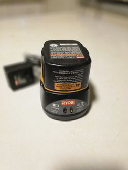 Ryobi 12.0V battery and charger $15 obo