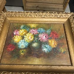 Painted Still Life Floral Art
