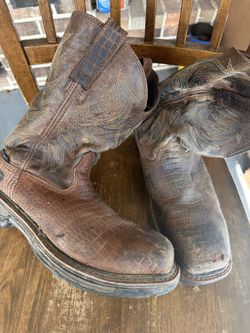 Men Steel toe Work Boots size 12 Ariat
