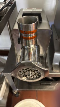 Commercial meat grinder