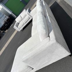Light Grey Sofa Set 