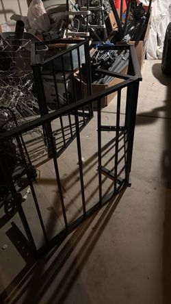 Two Twin Mattresses With Two Twin Metal Frames