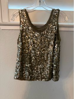 Alice and Olivia sequin top altered to xs