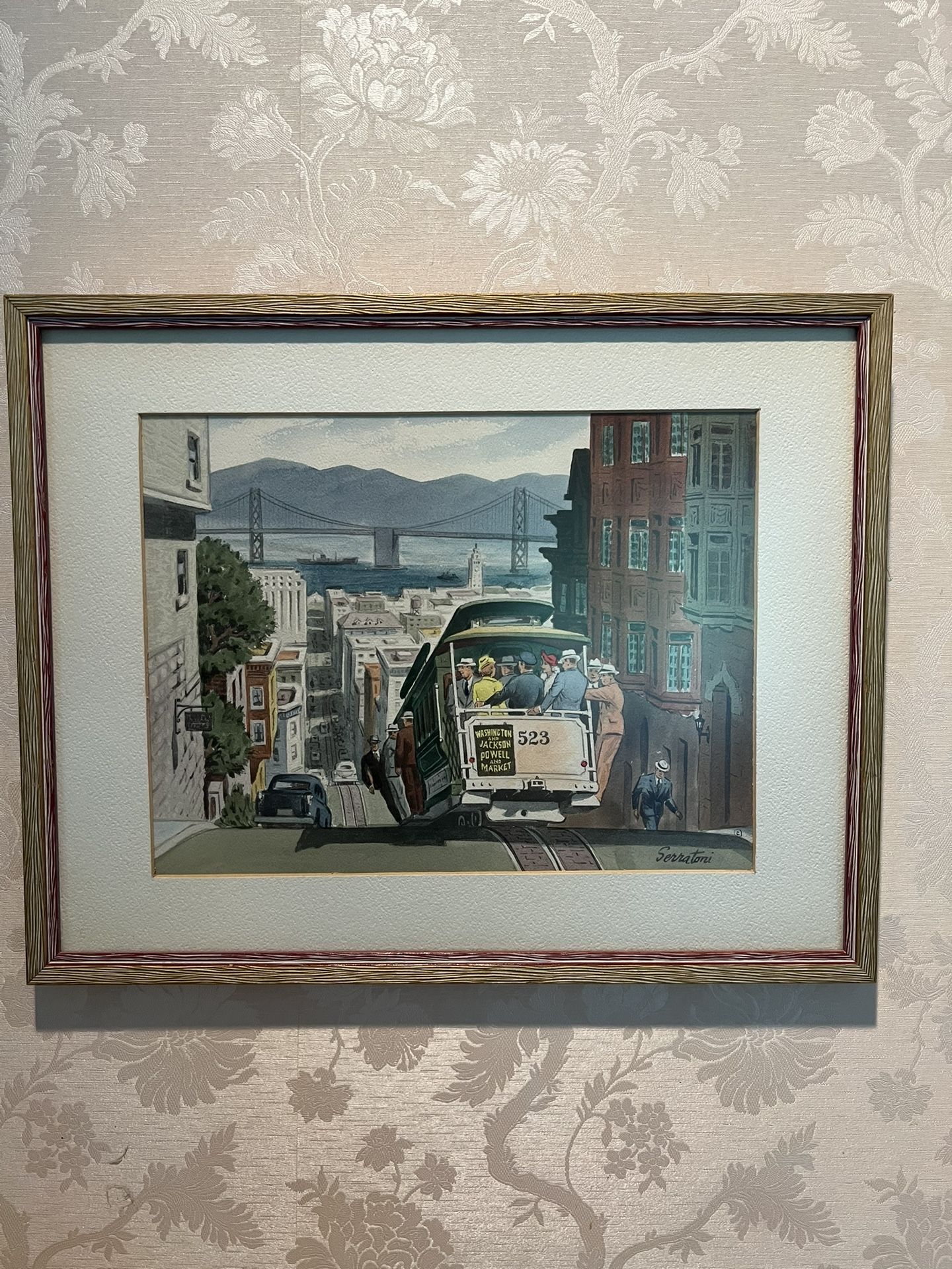 San Francisco Cable Car Drawing