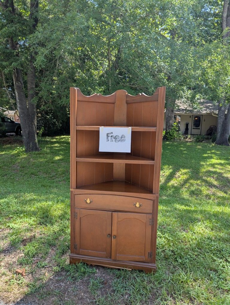 Free Antique Corner Cabinet
