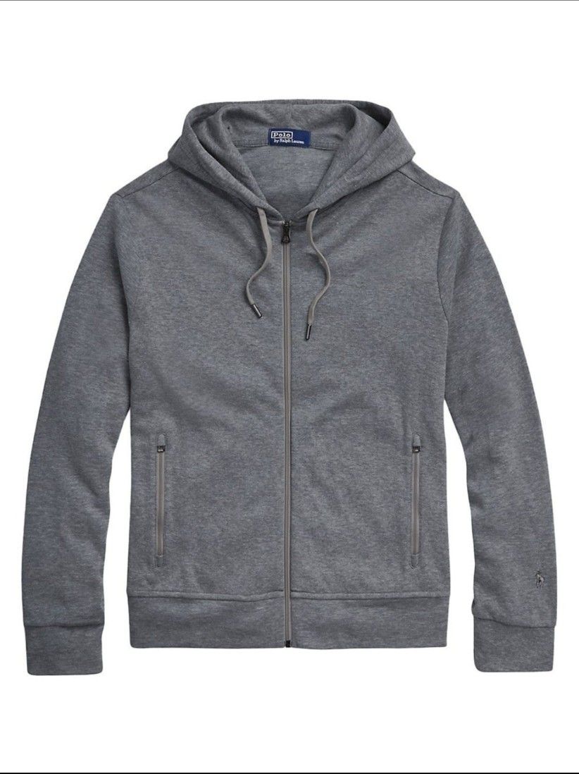 Polo Ralph Lauren Zip-Up Hoodie Jacket Classic Grey Heather Size XXL RETAIL $168