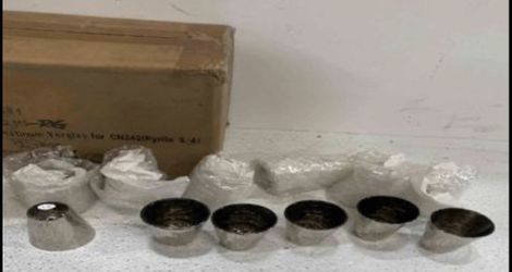 Platinum Verglas Shot Glasses