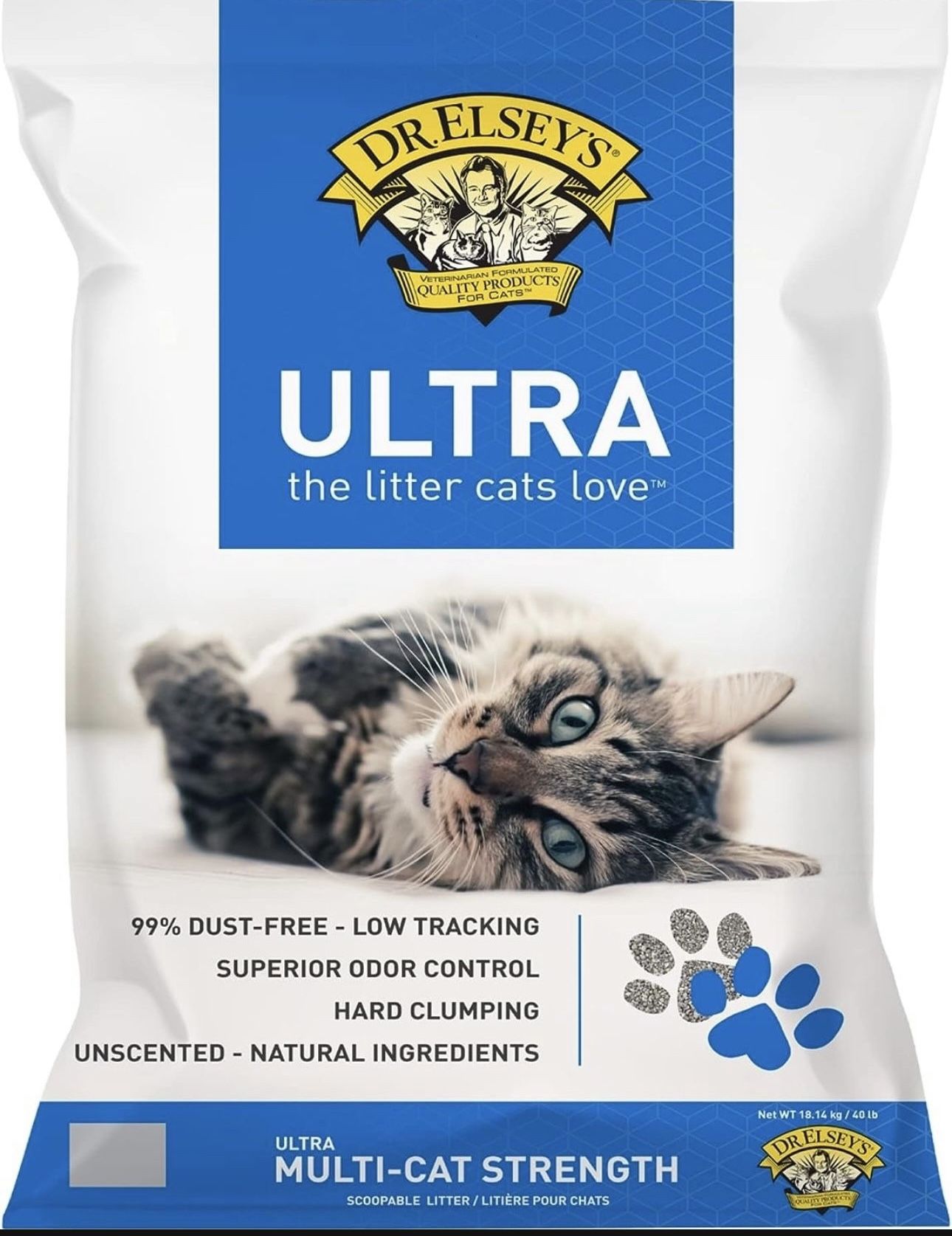 New - 40 Pounds Dr.Elsey ultra multi-cat strength,