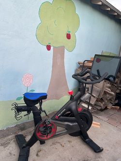 Peloton Bike with seat pad accessories