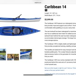 Eddyline Caribbean 14 Sit-on-top Kayak