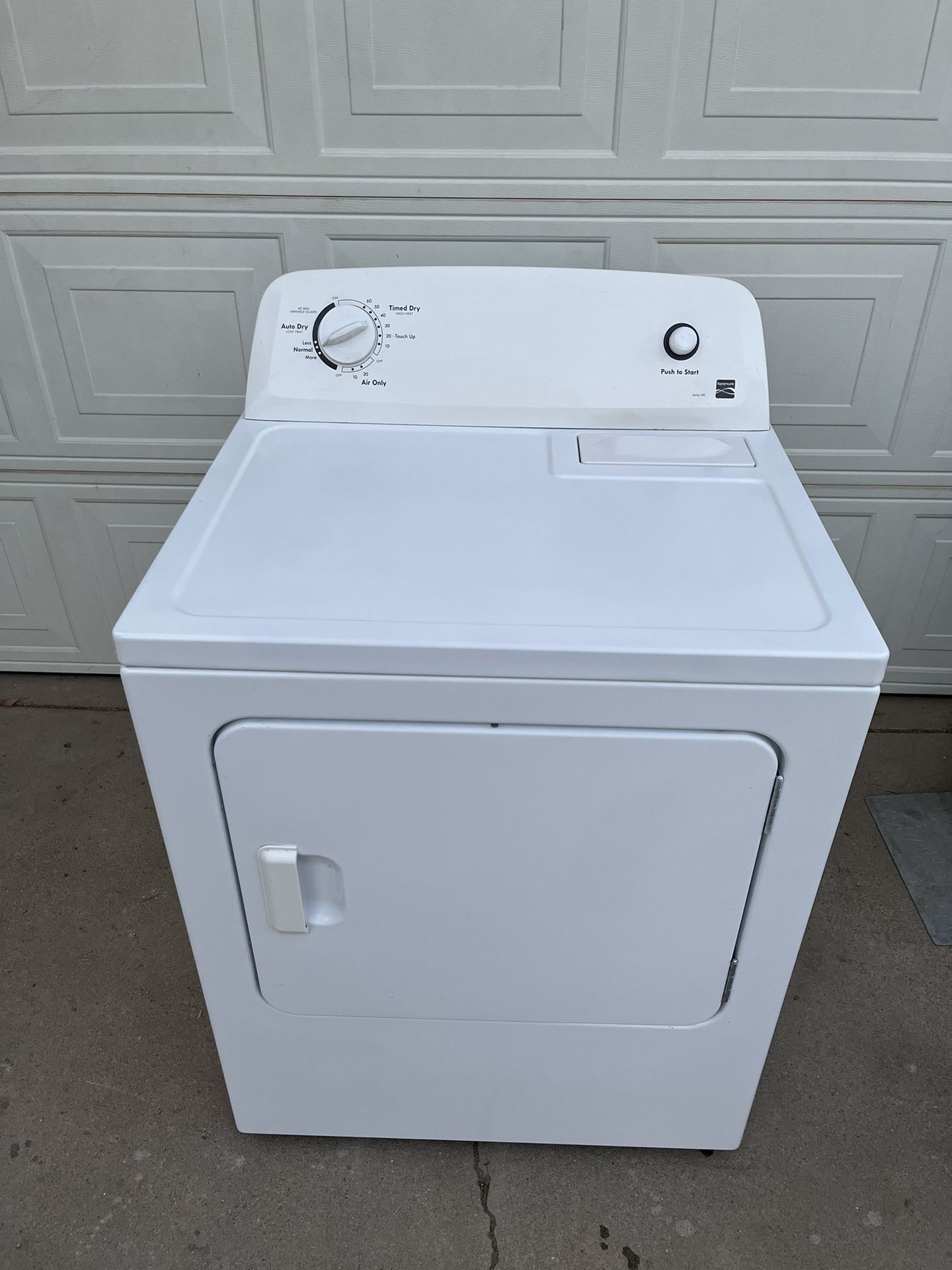Kenmore 240 Volt Electric Dryer