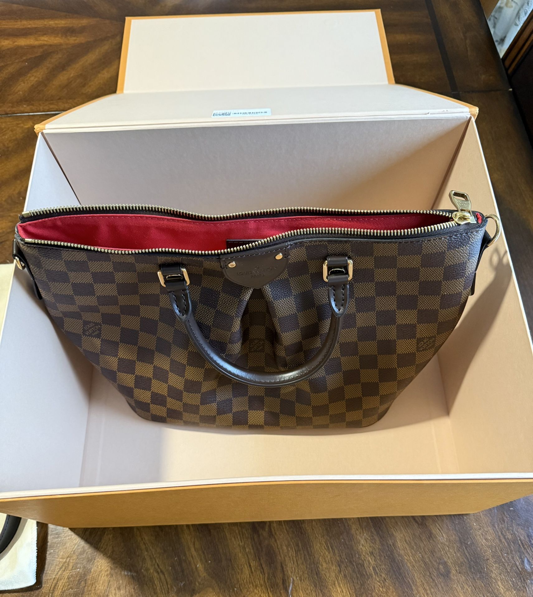 Louis Vuitton Damier Ebene Siena MM Satchel