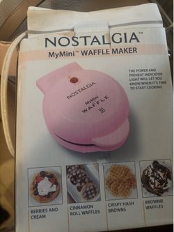 Waffle Maker Nostalgia Brand