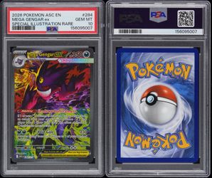 Mega gengar psa 10 mega charizard y psa 10