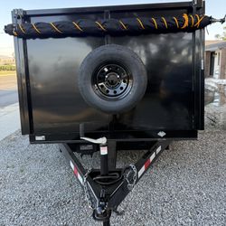 New 8x4x12 Hydraulic Dump Trailer With Accessories 🔥